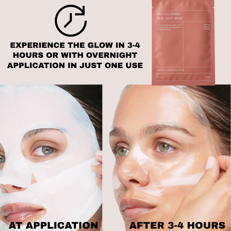 BareSkin™ Bio Collagen Mask- Korean Collagen Mask for Glass Skin (BUY 1 GET 3 FREE IN ₹999)