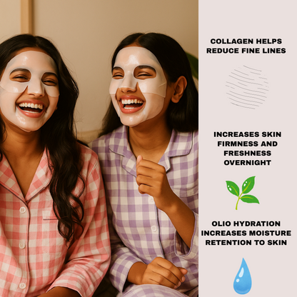 BareSkin™ Bio Collagen Mask- Korean Collagen Mask for Glass Skin (BUY 1 GET 3 FREE IN ₹999)