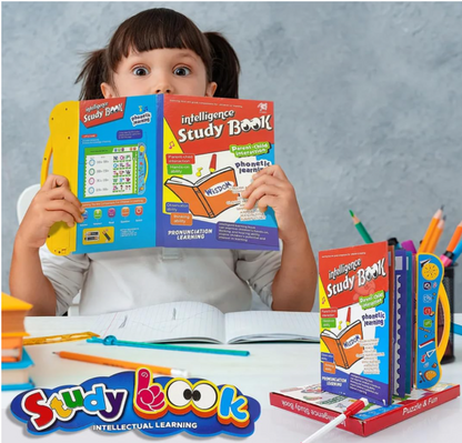 SmartLearner™ Sound Book – 3X Focus, 2X Fun, 0% Screen Time! (For ages 1-6 years old)