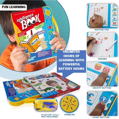 SmartLearner™ Sound Book – 3X Focus, 2X Fun, 0% Screen Time! (For ages 1-6 years old)